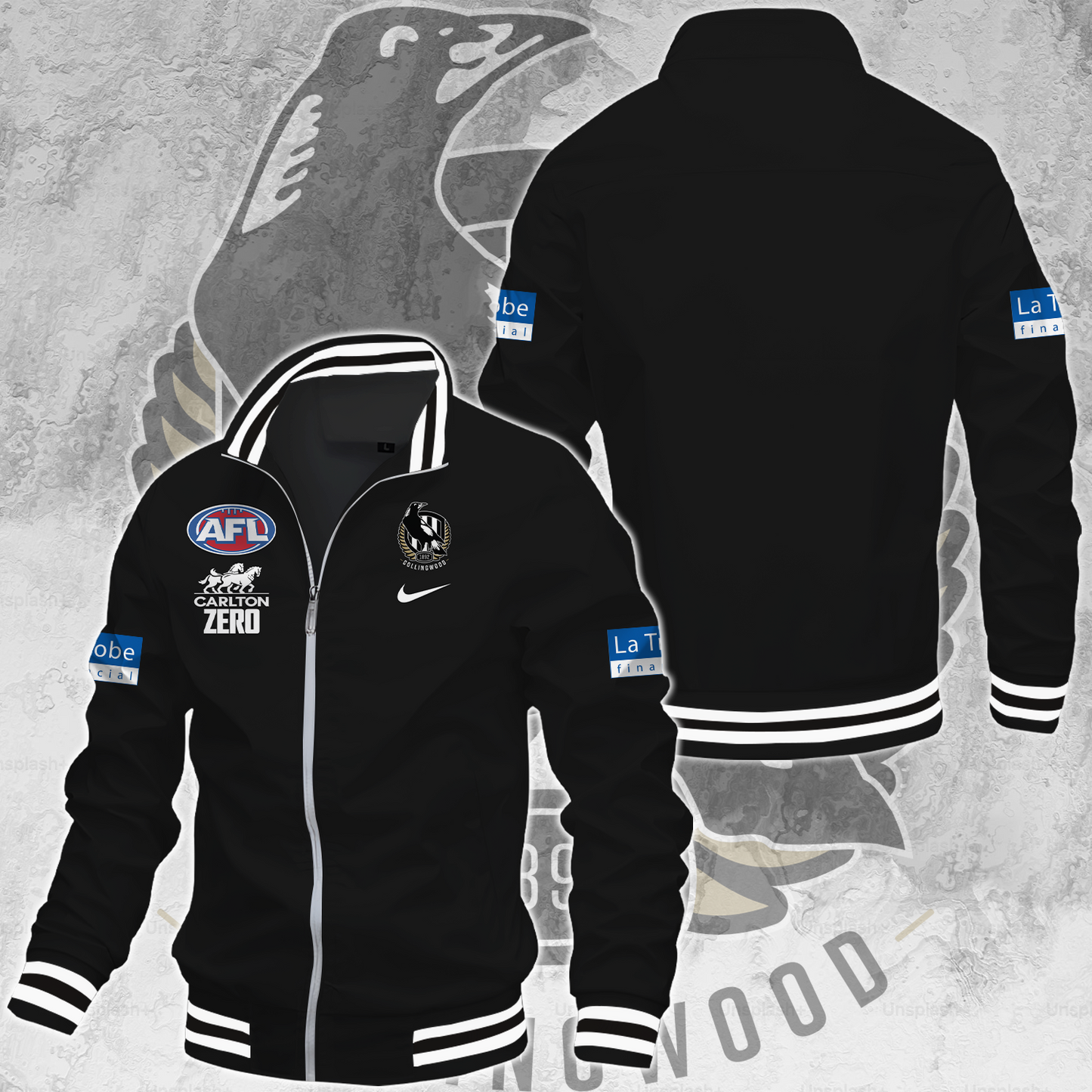 Collingwood Magpies Football Club AFL 2025 Limited Edition Casual Jacket TM NTA V70