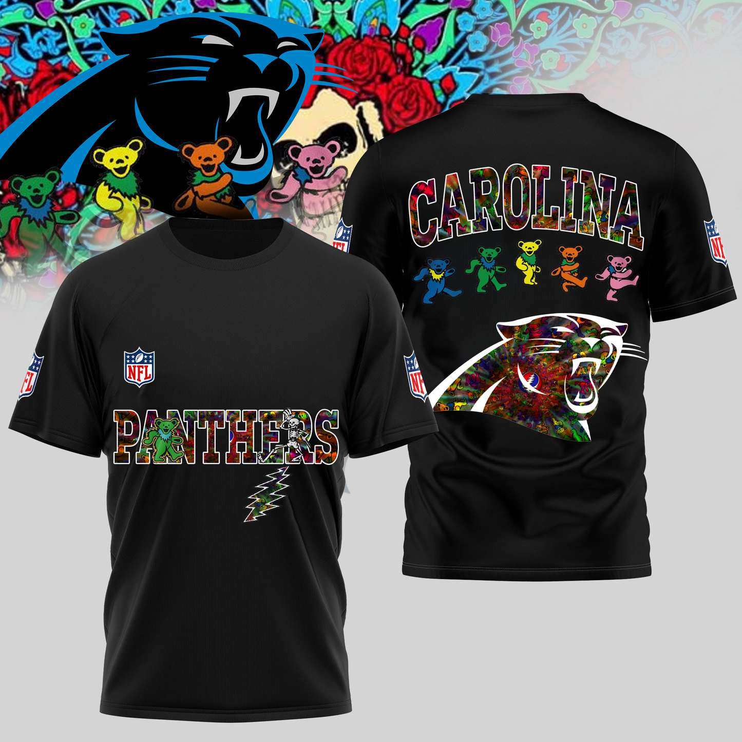 CP Premium NFL Dancing Bear T-Shirt DDT HLPHUONG