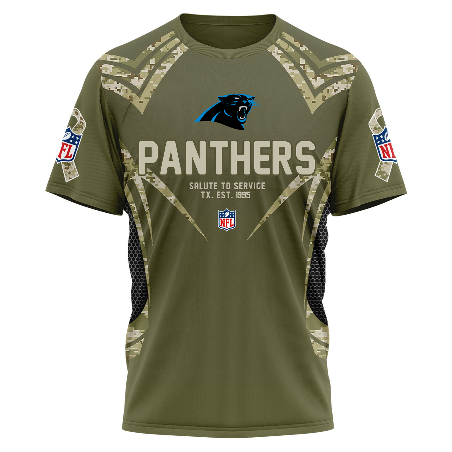 CP Premium NFL Salute to Service Camo 3D Shirt DDT CTND