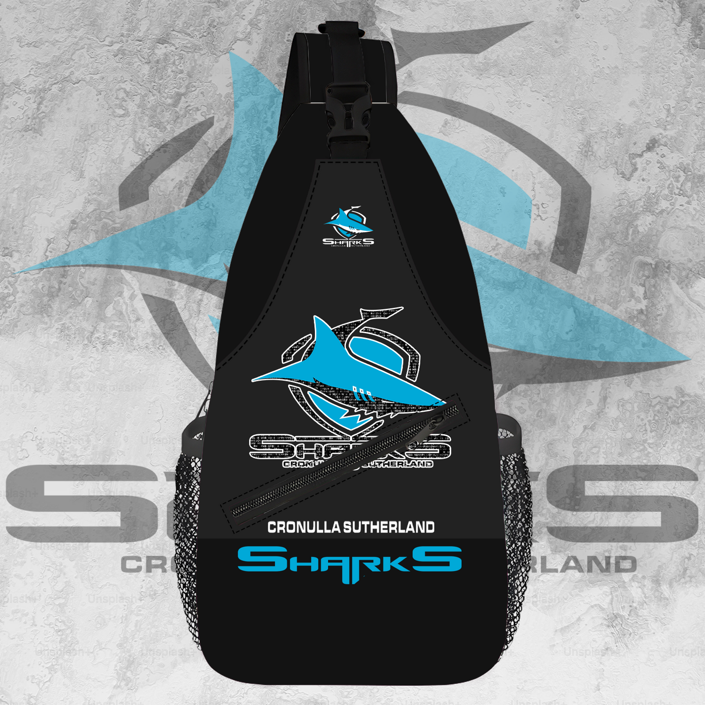 Cronulla Sharks NRL 2025 Limited Edition Crossbody Bag TM NTA V2