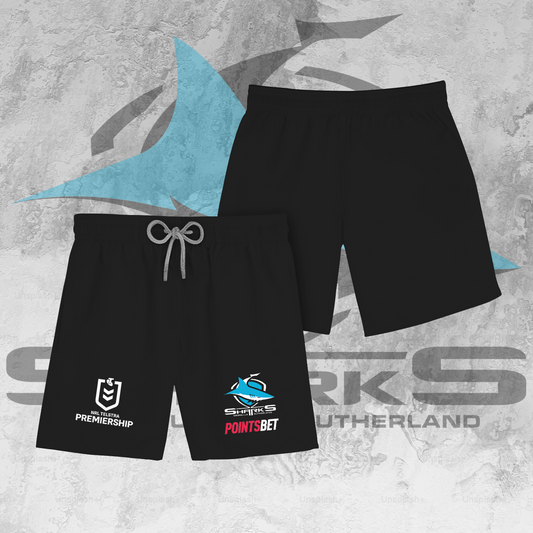 Cronulla Sharks NRL 2025 Limited Edition Shorts TM NTA V1