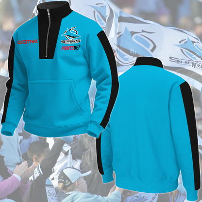 Cronulla Sharks NRL 2025 New Hoodie TM NTA V1
