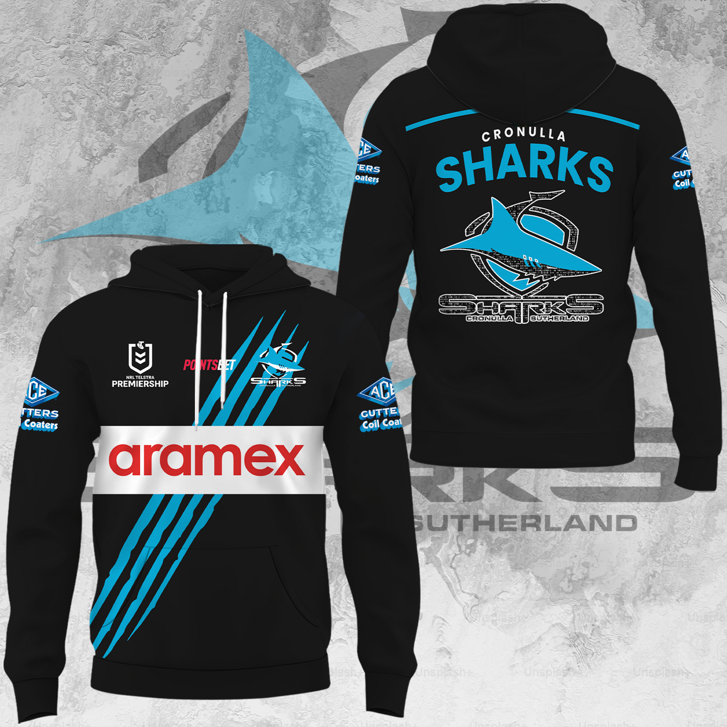 Cronulla Sharks NRL Limited Edition Hoodie TM V1