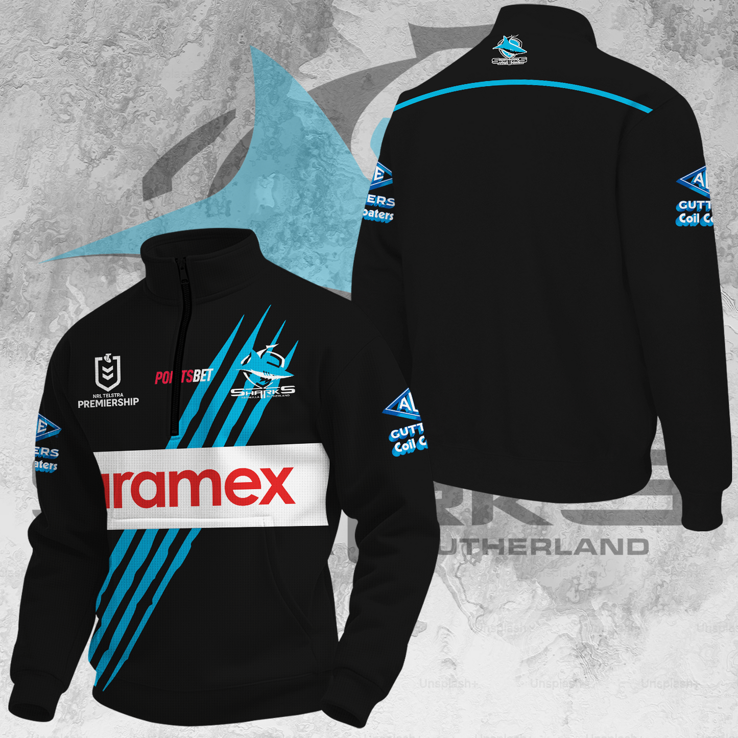 Cronulla Sharks NRL Limited Edition New Hoodie 2025 TM V2