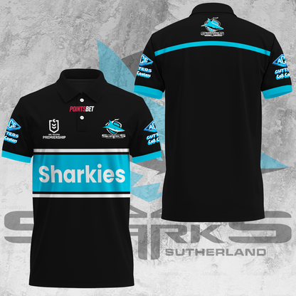 Cronulla Sharks NRL Special Edition Polo Shirt TM - Super Savings When Buying Combo V1