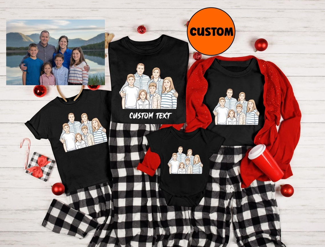 Custom Art Your Photo T-Shirt V3