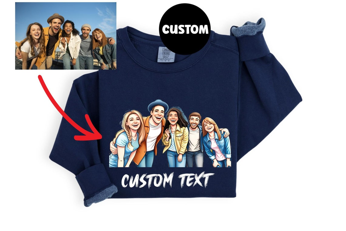 Custom Art Your Photo T-Shirt V4