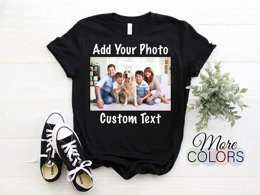 Custom Your Dog Photo T-Shirt V8