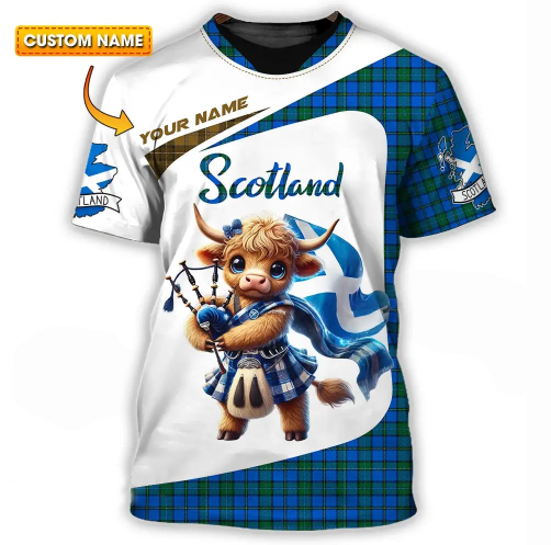 Custom Your Name Scotland Shirt