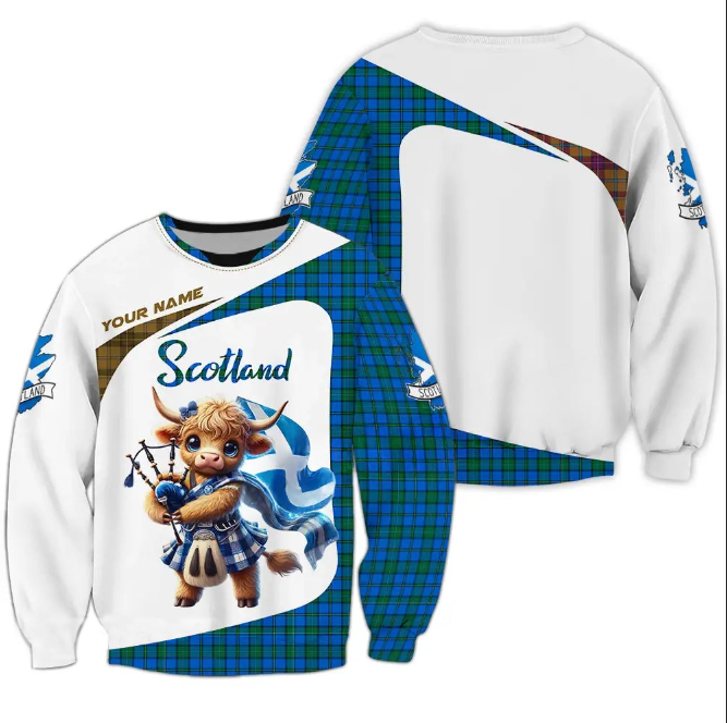 Custom Your Name Scotland Shirt
