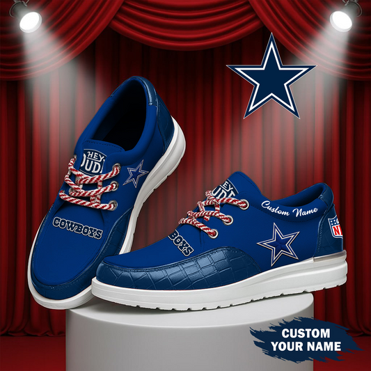 DAL x NFL  Premium Leather Loafer Shoes TUANND TANTD