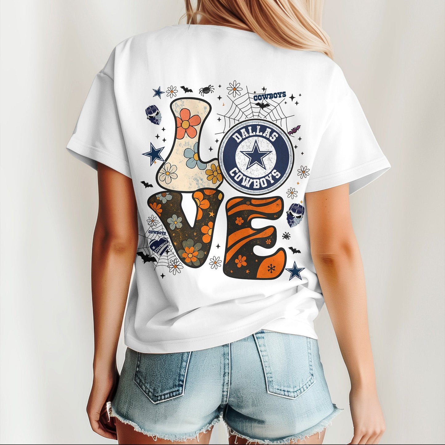 DAL x NFL Halloween Bow 3D Shirt 0409 DatND DVT