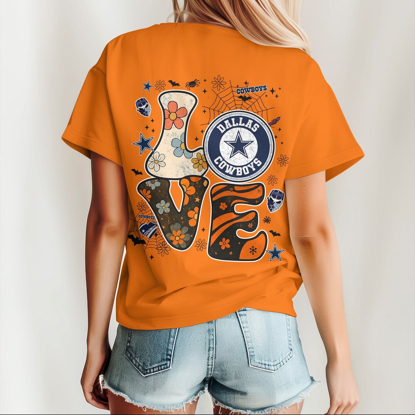 DAL x NFL Halloween Bow 3D Shirt 0409 DatND DVT