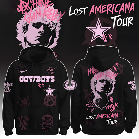 DAL X NFL MGK Lost Americana Tour 2025 Machine Gun Kelly Hoodie T-Shirt NAK THUONGNH