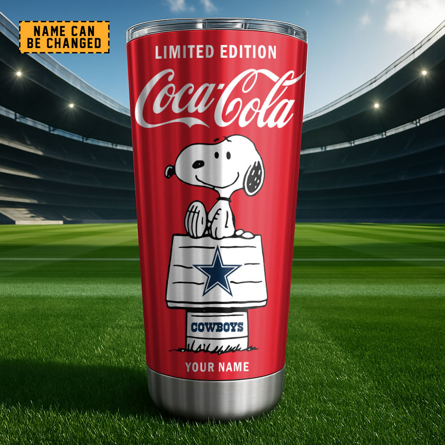 DAL x NFL Mix Snoopy & Red Coca Tumbler DatND DVT