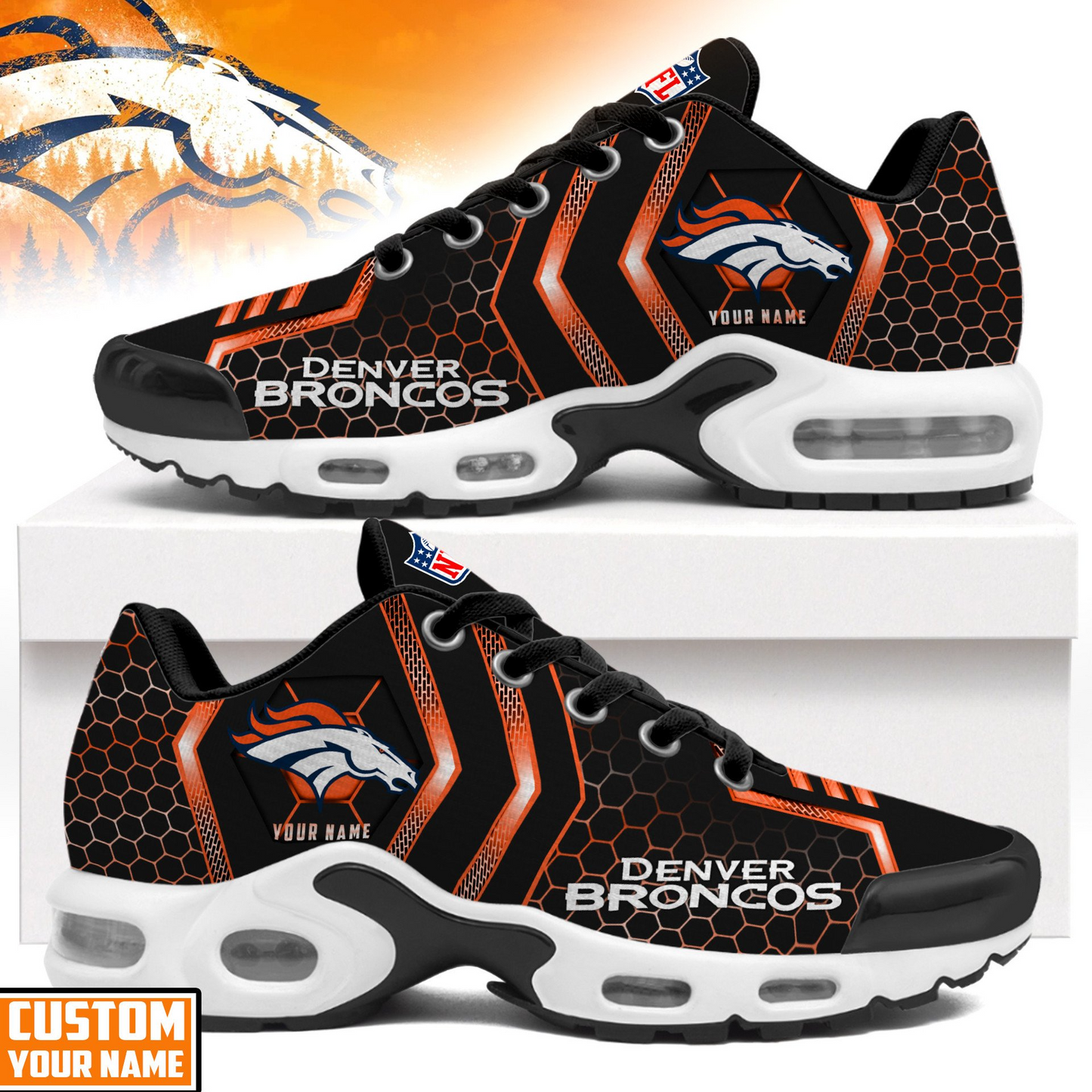 DB NFL Personalized Air Max Shoes Exclusive DDT CTND
