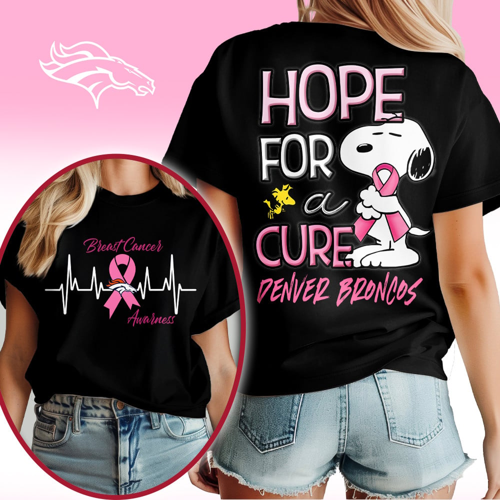 DB Premium Breast Cancer Awareness Snoopy Hope For A Cure Shirt DDT NTL