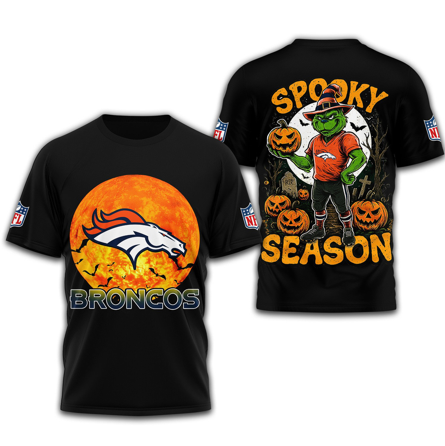 DB Premium NFL Spooky Season 3D Shirt DDT CTND