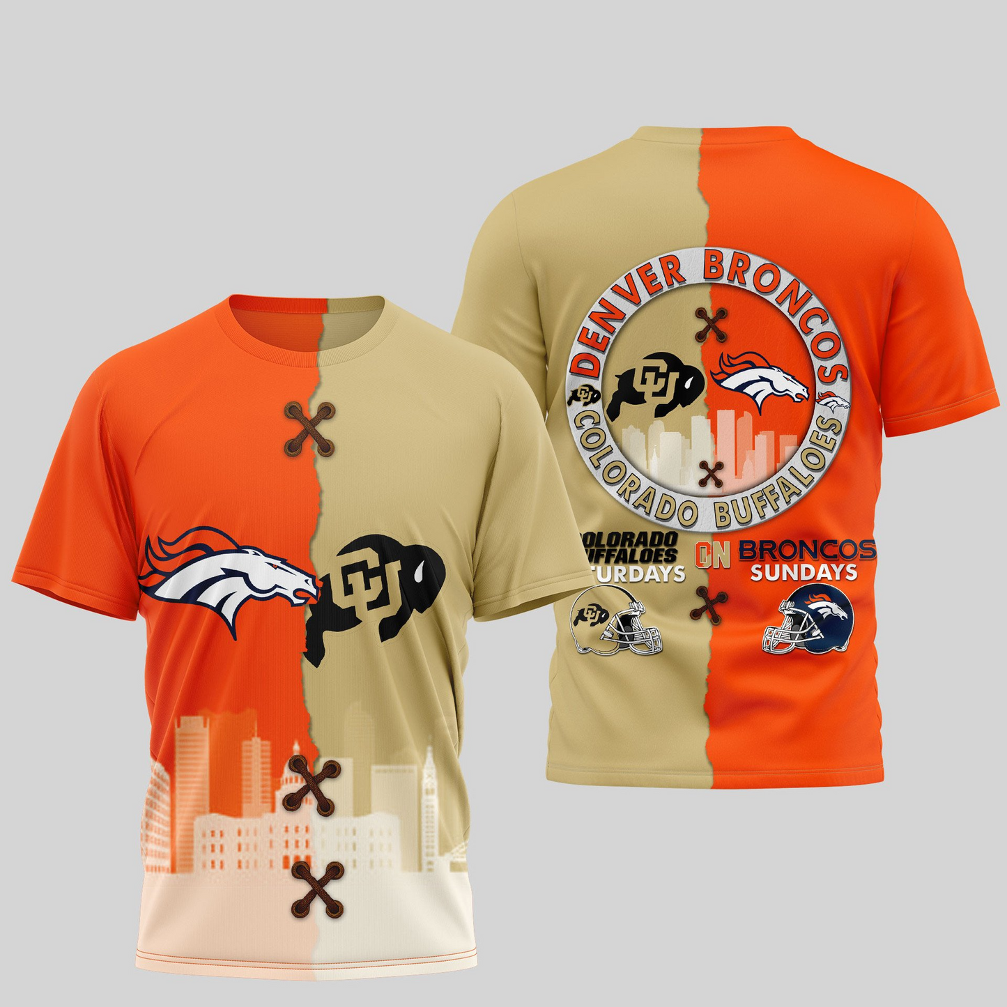 DB Premium NFL x NCAA 3D T-shirt DDT NTL