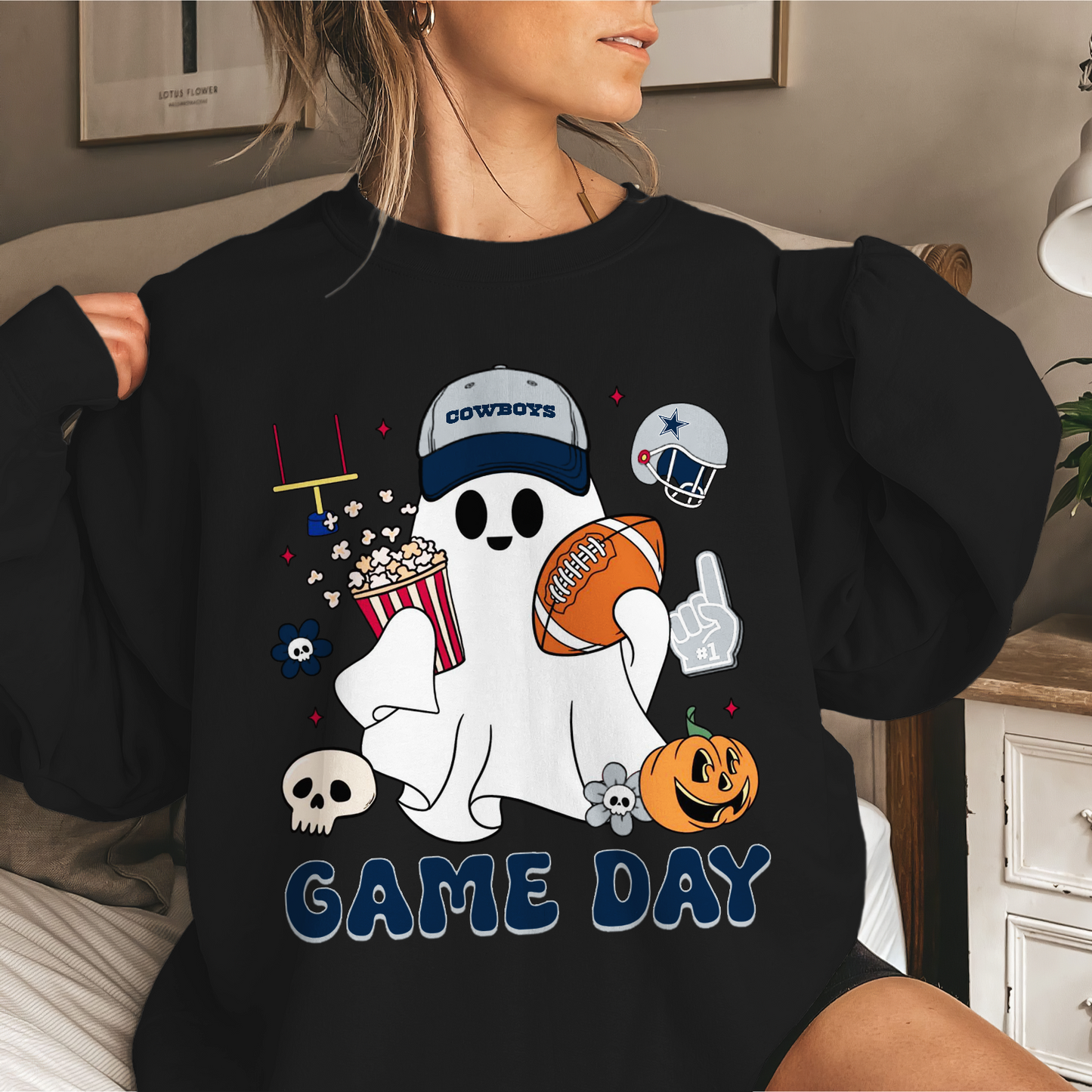 DC Game Day Football Ghost Sweatshirt DDT NTL