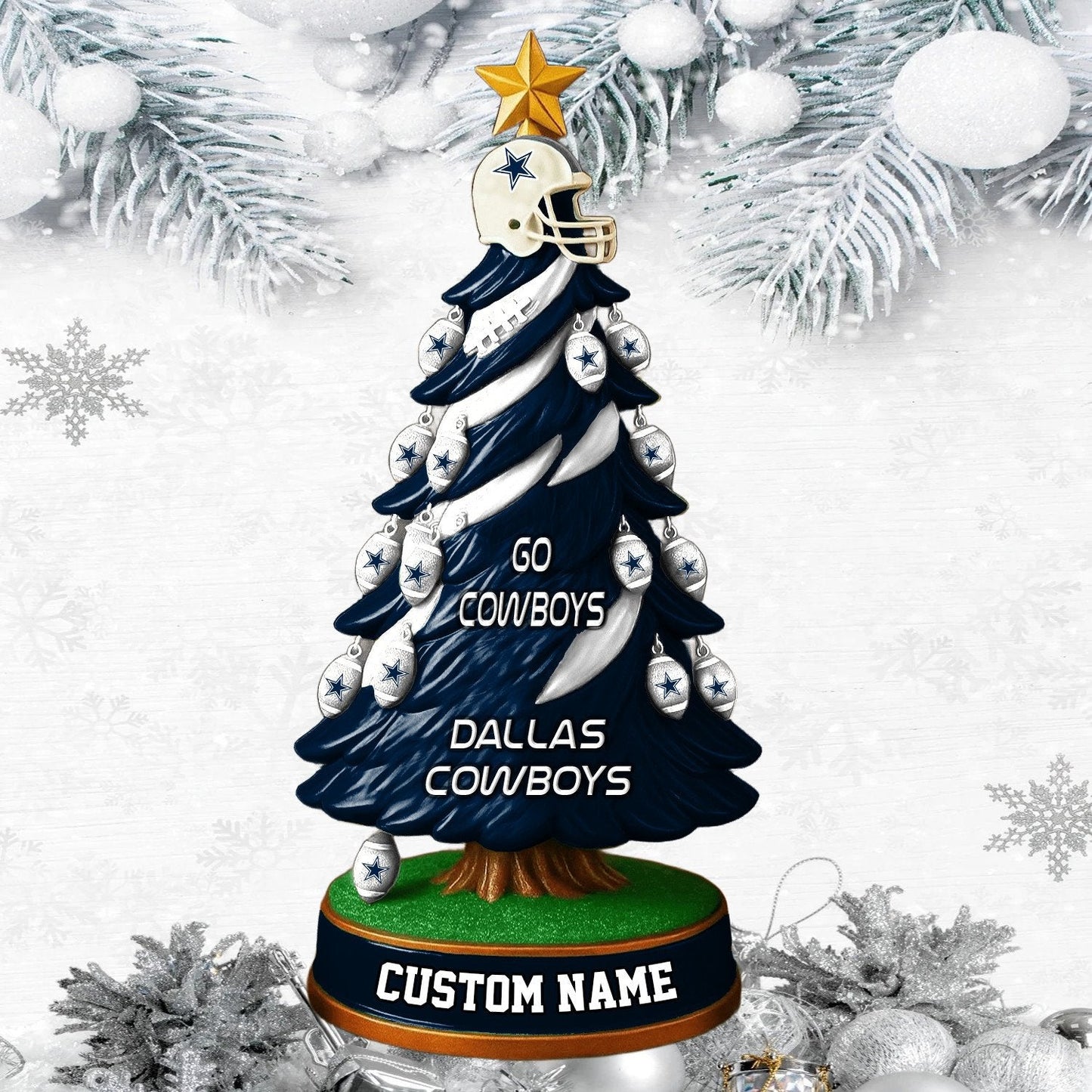 DC NFL Acrylic Block Gift For Fans DDT CTND