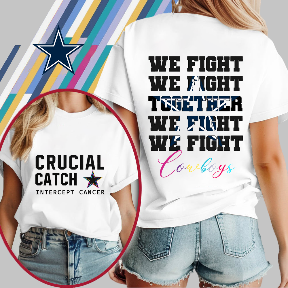 DC NFL Crucial Catch We Fight Together T-Shirt DDT HLPHUONG