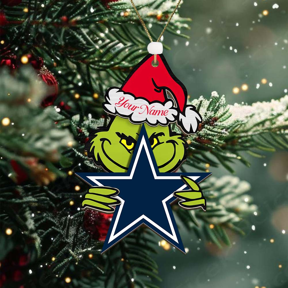 DC NFL x Grin Christmas Ornament DDT HLP