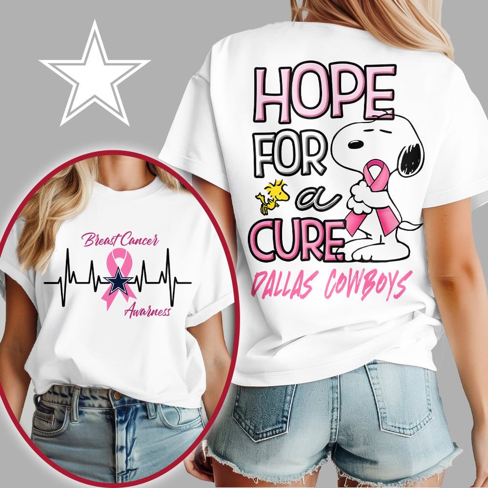 DC Premium Breast Cancer Awareness Snoopy Hope For A Cure Shirt DDT NTL