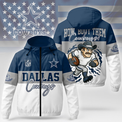 DC Premium NFL Fan Pride Windbreaker Jacket DDT NTL