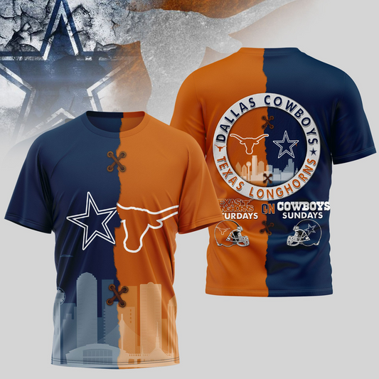 DC Premium NFL x NCAA 3D T-shirt DDT NTL