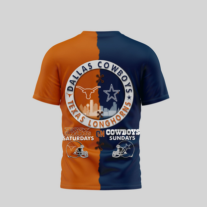 DC Premium NFL x NCAA 3D T-shirt DDT NTL