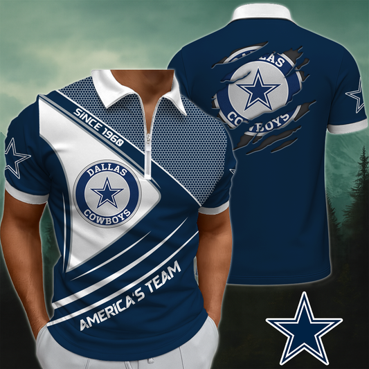 DC x NFL Premium 3D Zip Polo DDT NTL