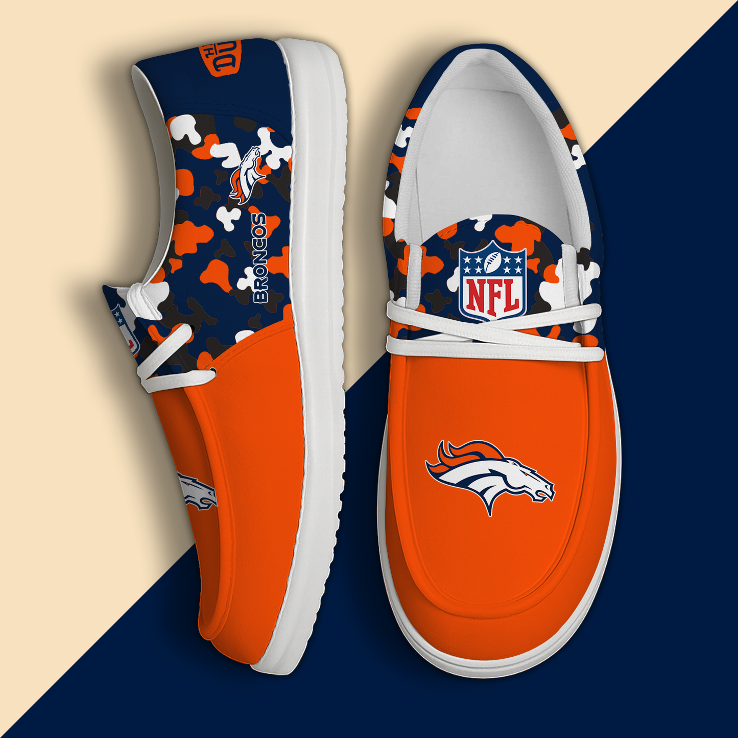 DEN Personalized NFL Hey Dude Shoes DatND ThuongNH