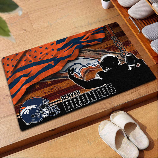 DEN x NFL Doormat, Best Gift For Home Decor NDT NHM