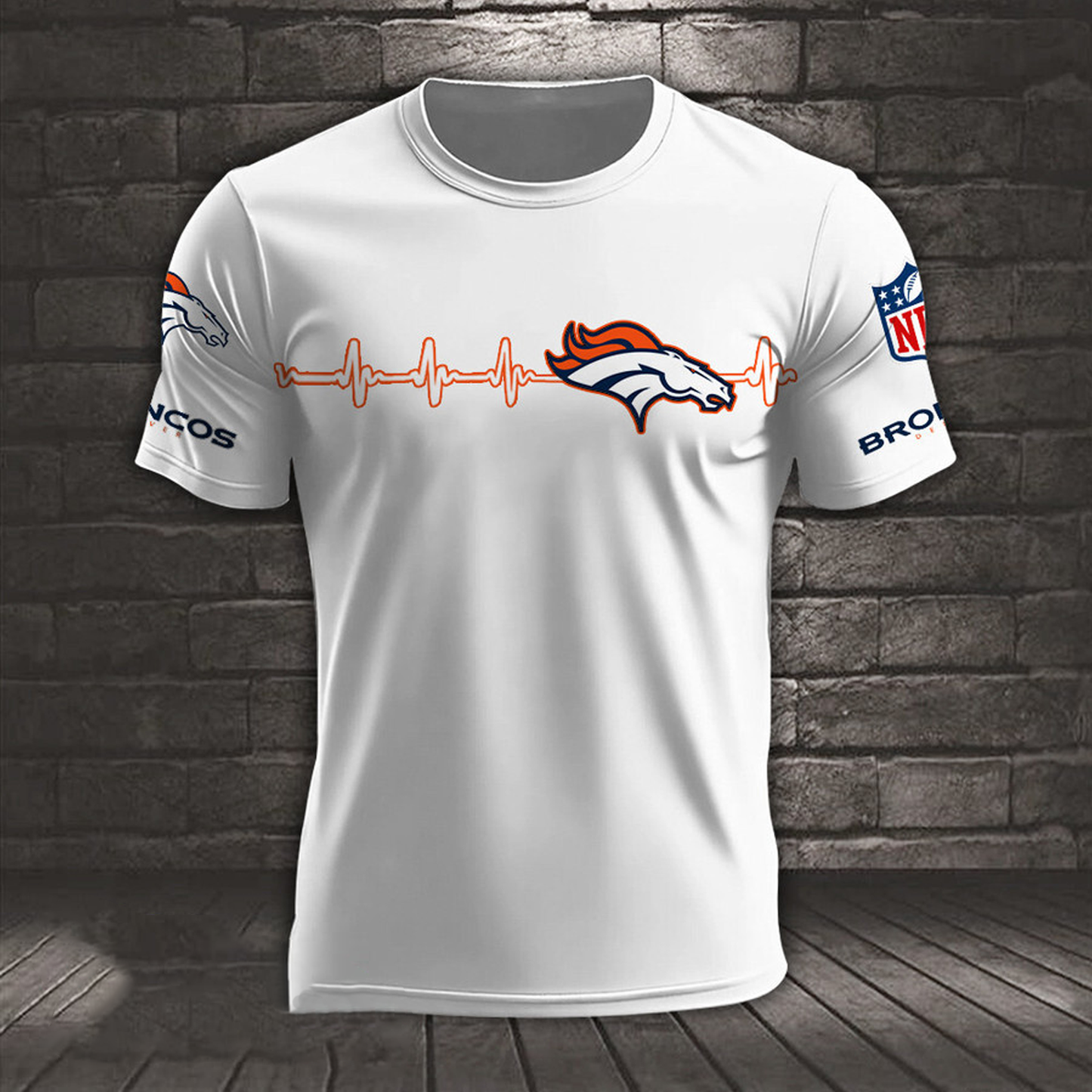 DEN x NFL Heart Rate Map Special 3D Shirt DatND ThuongNH