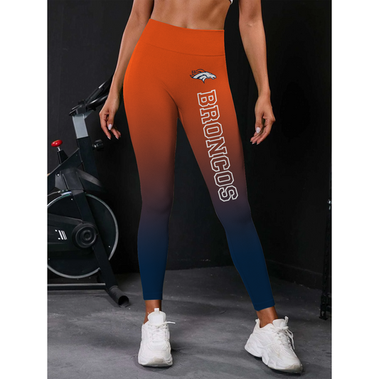 DEN x NFL High Waist Push Up Printed Leggings DATND TANTD