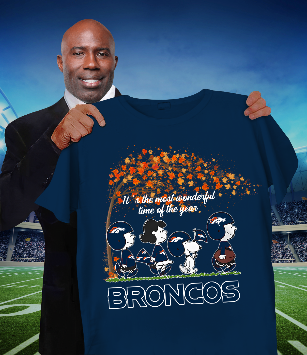 DEN x NFL It's The Most Wonderful T-Shirt DATND TANTD