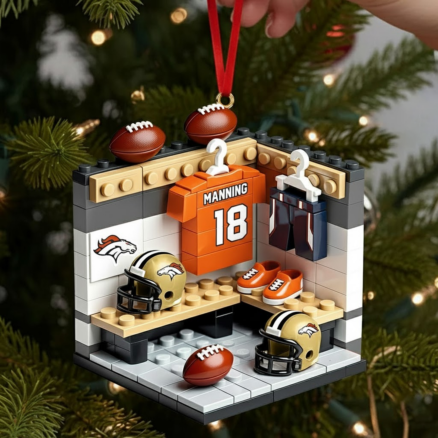 DEN X NFL Sport Lover Ornament - Personalized Gift For Sport Lover Christmas Ornament NAK THUONGNH