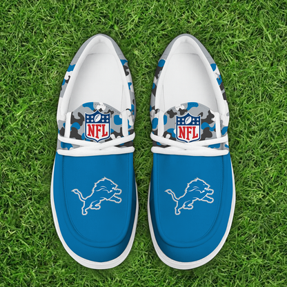 DET Personalized NFL Hey Dude Shoes DatND ThuongNH