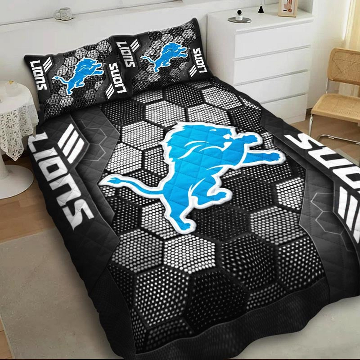 DET x NFL Bedding Set Multicolor DATND TANTD