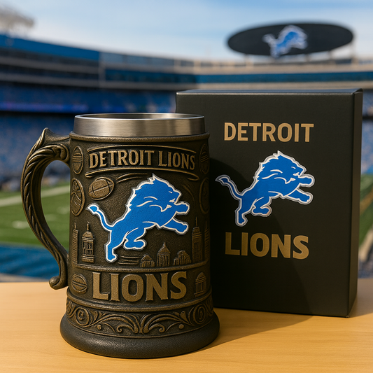 DET x NFL Collectible Beer Stein DATND TANTD