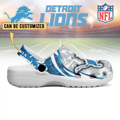 DET x NFL Crocs Crocband Clogs Shoes DatND DVT