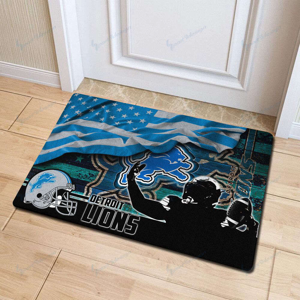 DET x NFL Doormat, Best Gift For Home Decor NDT NHM