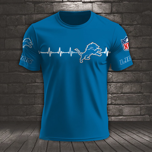 DET x NFL Heart Rate Map Special 3D Shirt DatND ThuongNH