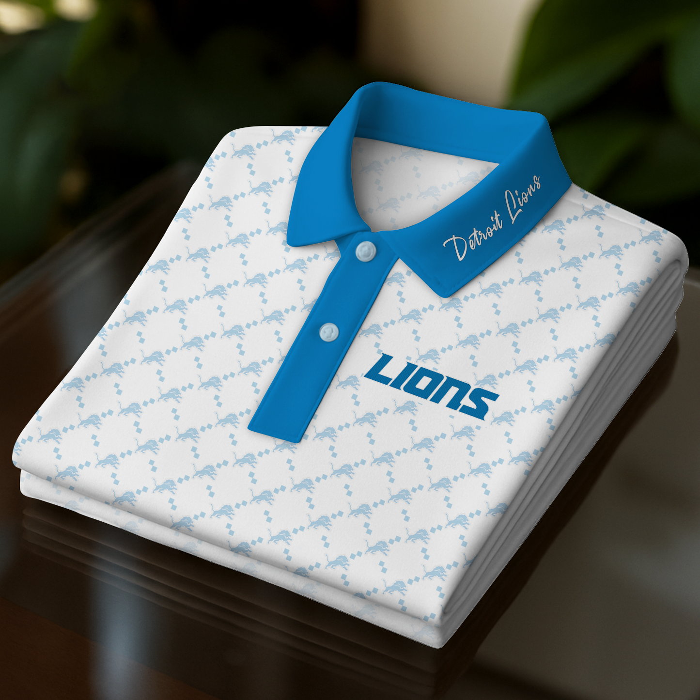 DET x NFL Premium Polo Shirt 3008 DatND DVT