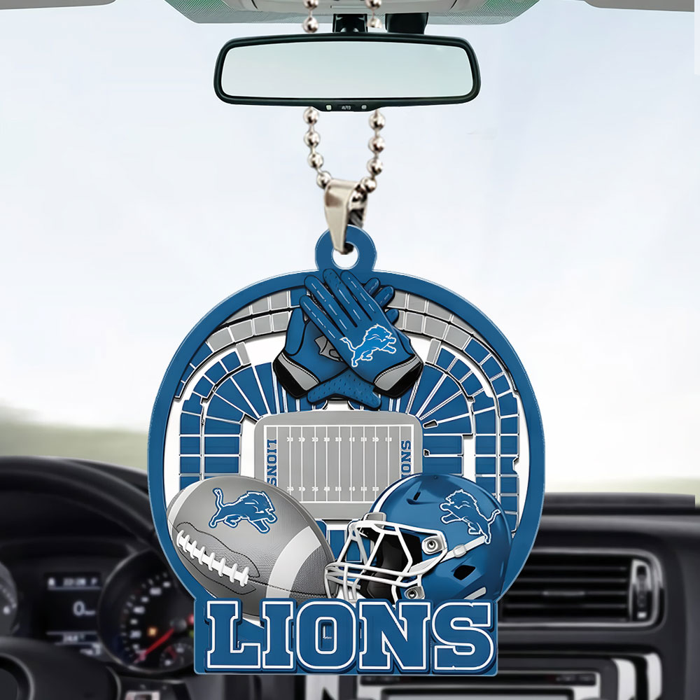 DETROIT LIONS ORNAMENT CAR NDT