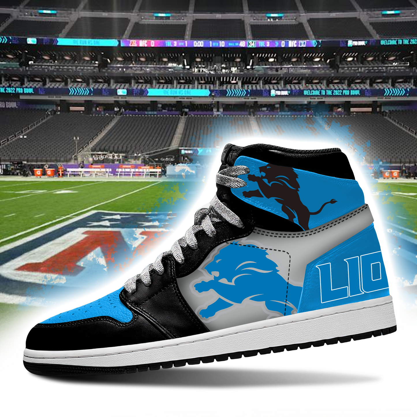Detroit Lions Sneaker Boots