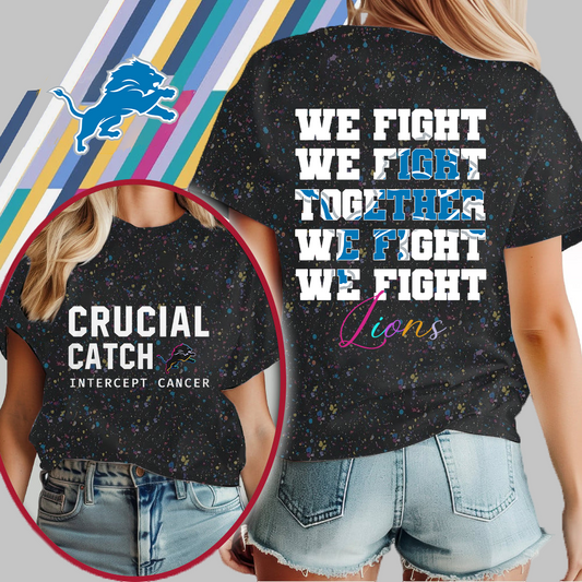 DL NFL Crucial Catch We Fight Together T-Shirt DDT HLPHUONG