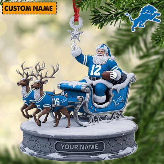DL NFL Personalized Christmas Ornament Gift For Family DDTNTL