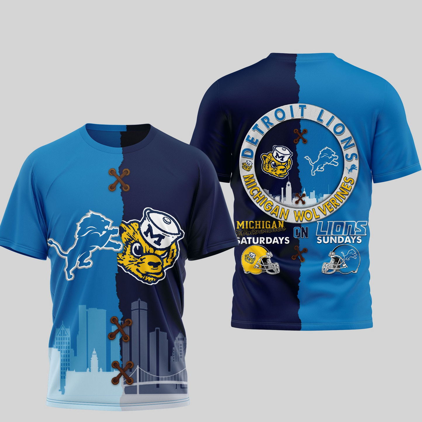 DL Premium NFL x NCAA 3D T-shirt DDT NTL